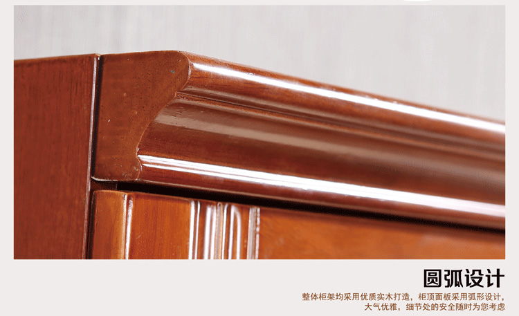 Tủ sách gỗ ba cánh chắc chắn năm cửa kết hợp tủ sách nhiều lớp hai cửa kính cửa gỗ sồi - Buồng tủ quần áo nhỏ