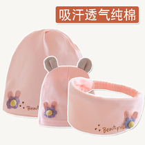 Summer confinement hat spring and autumn postpartum thin style summer windproof pure cotton for pregnant women discharged from hospital good-looking western-style headband and headscarf