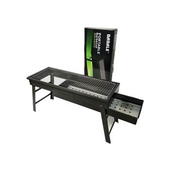 Cross-border zibo barbecue stove outdoor stove charcoal barbecue equipment barbecue stove thickened carbon grill folding barbecue rack