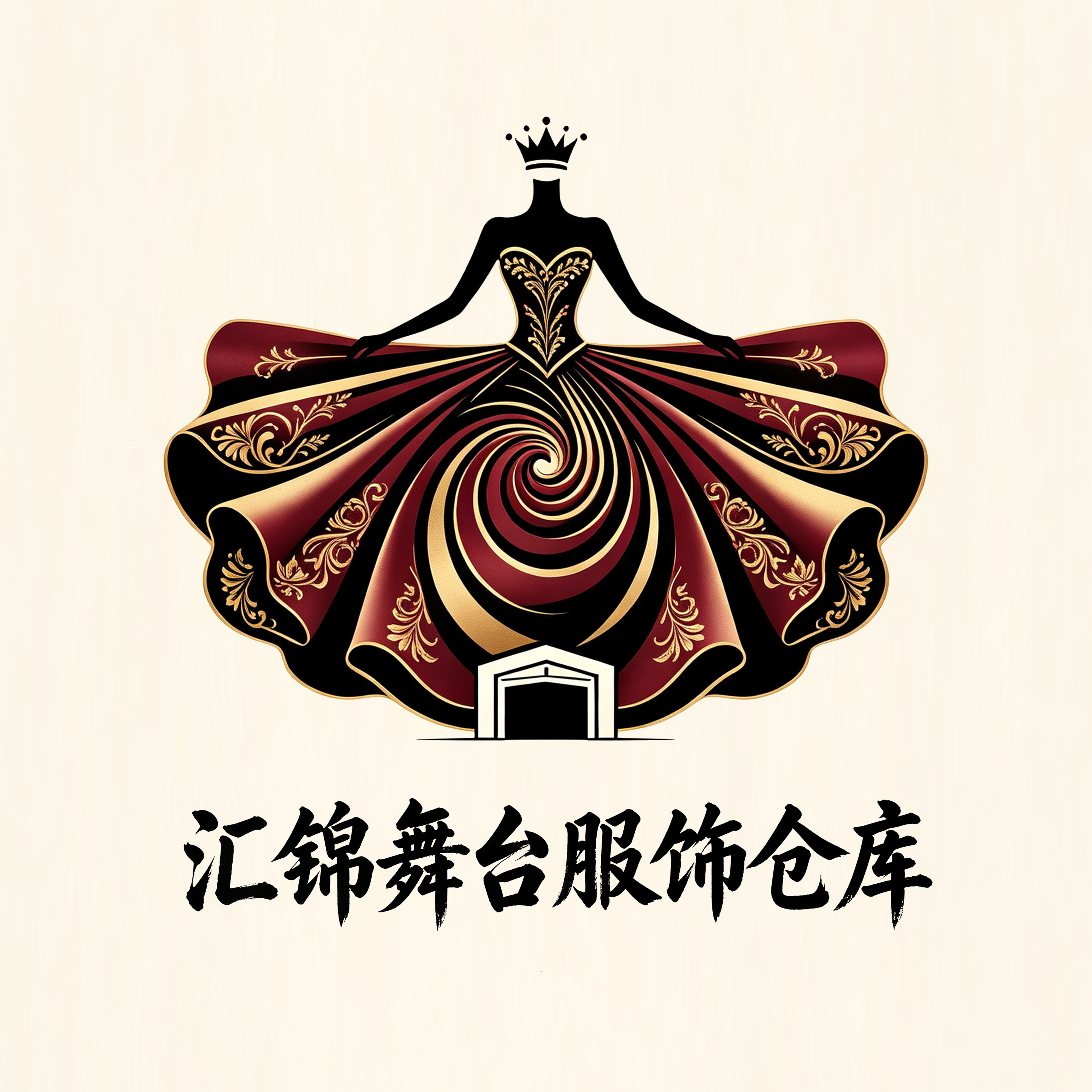 汇锦舞台服饰仓库的LOGO
