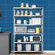 Six-layer thickened shelf kitchen stainless steel storage rack floor-standing multi-layer storage rack storage thickened pot rack