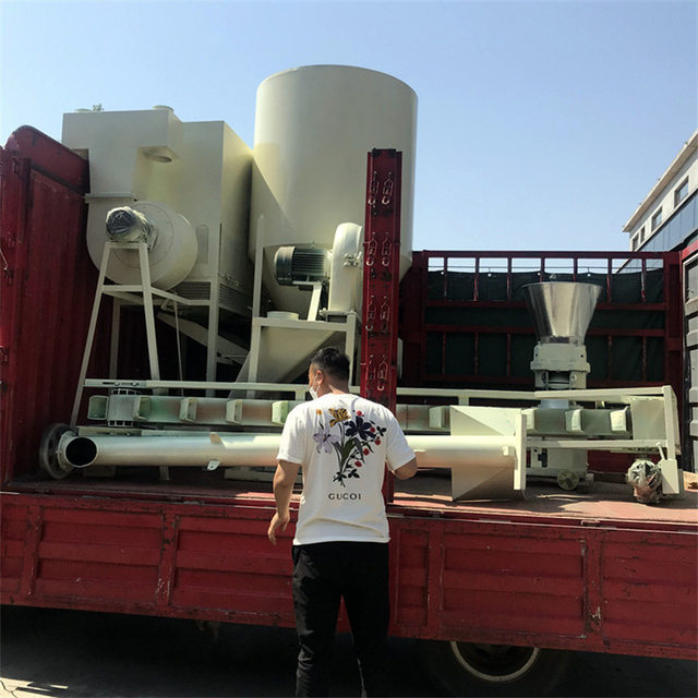 Straw mixing pelletizer Small fish feed puffing production line Pet dog food machine