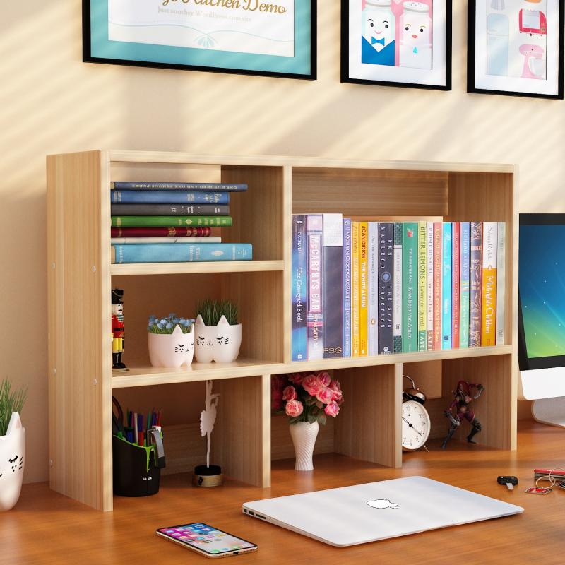 Easy Desktop Shelving Bookshelf Student Desk Children Multilayer