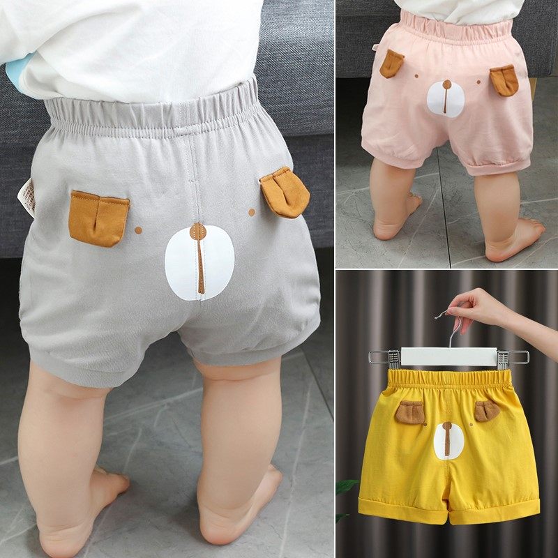 New pint Balabala baby casual shorts big PP pants slim fit baby pants summer clothes fart out