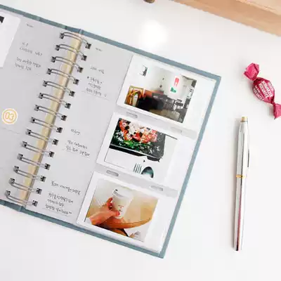 Korean polaroid photo book 3-inch interstitial writing three-inch photo album Photo album Small fresh commemorative album