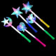 Colorful Star and Moon Stick Concert Light Stick Support Stick Star Flash Stick Children's Festival Magic Wand ເຄື່ອງແຕ່ງກາຍບັນຍາກາດ