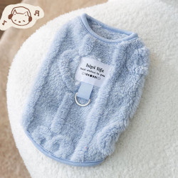 Pet Puppy Clothes 2025 New Model with Leash for Small Dogs Schnauzer Bichon Teddy Vest Autumn and Winter