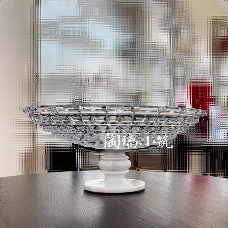 French Baccarat Crystal Tableware Base Bowl and Plate/Marcel Wanders New Antique Bowl