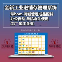 New factory industrial commercial purchase and sale inventory management table software industrial purchase and sale storage with Bom
