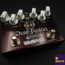 (PROUD ONLINE) Wampler Dual Fusion Overload Distortion Single Block Effectors Transparent Double Circuit