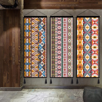 Bed and breakfast fabric decoration Hanging painting Bohemian hanging ethnic style hanging cloth Living room bedroom bedside background cloth tapestry