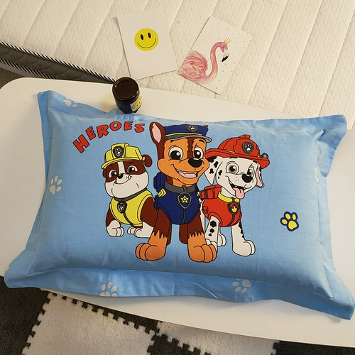 Мультяшная хлопковая детская летняя наволочка для детского сада