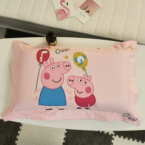 Мультяшная хлопковая детская летняя наволочка для детского сада