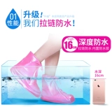 Бахилы, водонепроницаемый нескользящий комплект, износостойкие сапоги, дождевик, штаны, увеличенная толщина