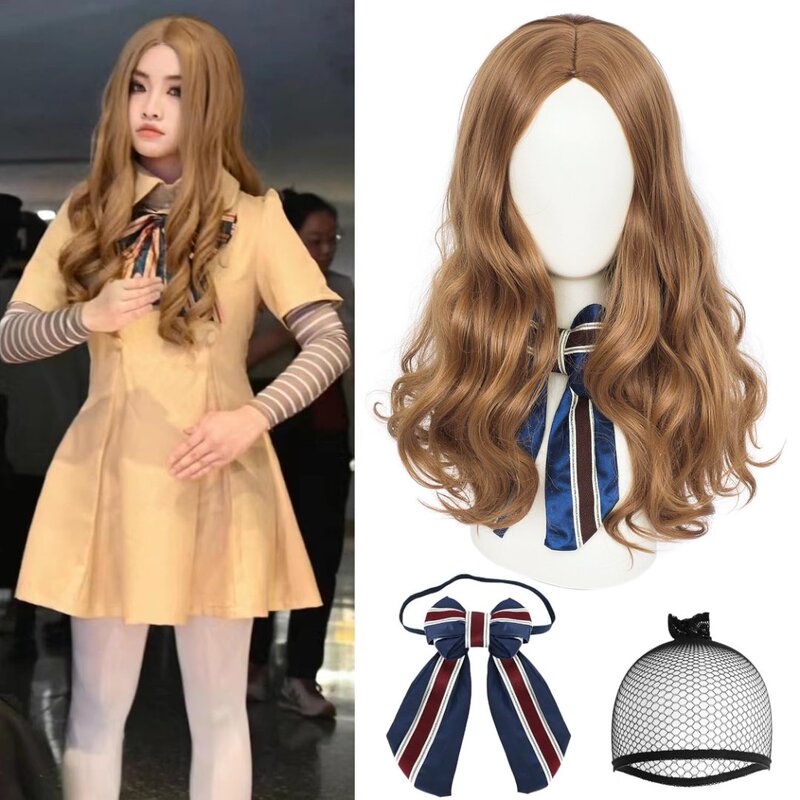 M3Gan Megan 2.0 Low-Temperature Silk Curly Hair Cosplay Wig Amazon Temu Shein Cross-Border E-Commerce in Stock