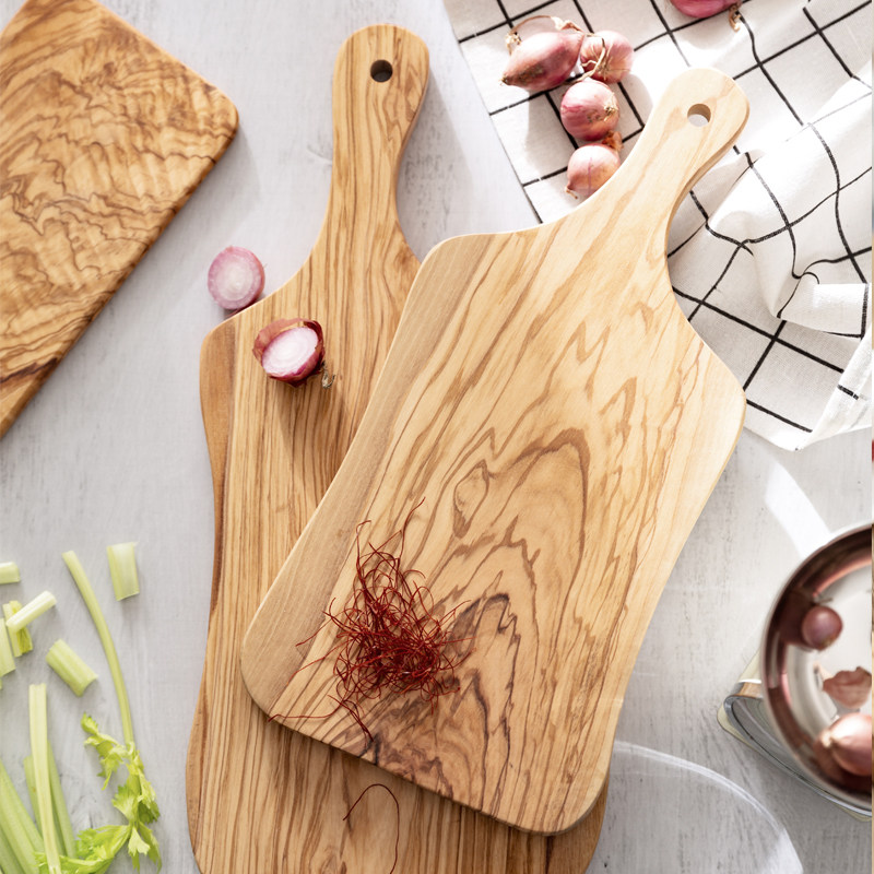 Italy Imported Olive Wood Chopping Board Cutting Board Solid Wood Home Whole Wood Steak Display Board Chopping Board Baby Bread Board