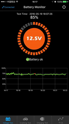 Reaspsks Car Battery Monitor Tester BM2 Bluetooth 4.0