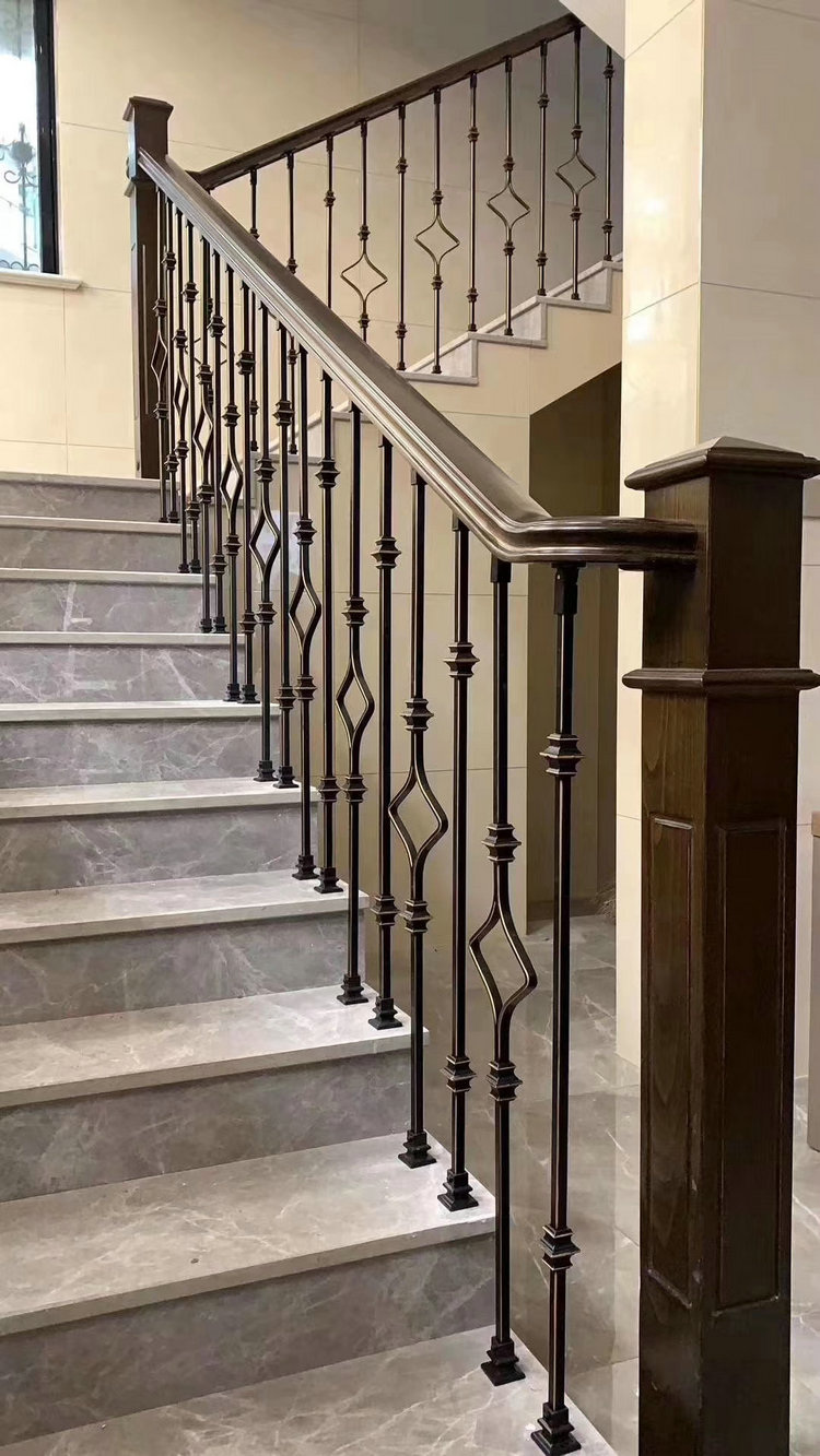 Iron staircase staircase armrail fence railing assembly assembly head staircase staircase accessories custom modern simple light luxury