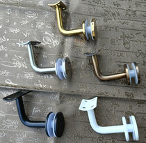 Stainless steel clamp glass wall support steel wood staircase column fence fence wall handrail accessories black platinum bronze