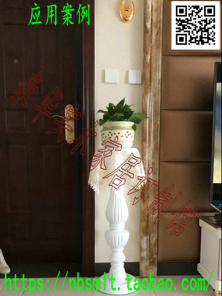 Pastoral simple solid wood corner frame corner frame European flower frame Corner cabinet frame storage shelf Vase frame Classical high-grade