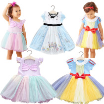 Mermaid Snow White Dress Girl Alice Apron Dress Baby Dress Baby Princess Dress