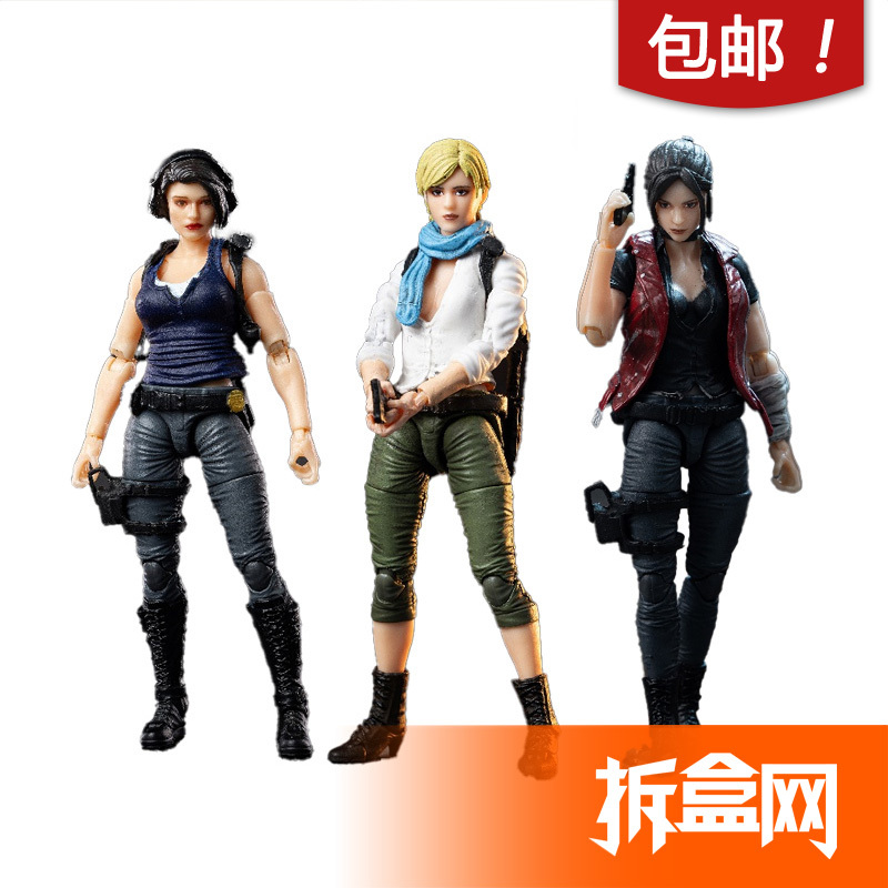 Unboxing New Borisping Ak18 Third Wave Resident Evil Jill Claire 1/18 Action Figure