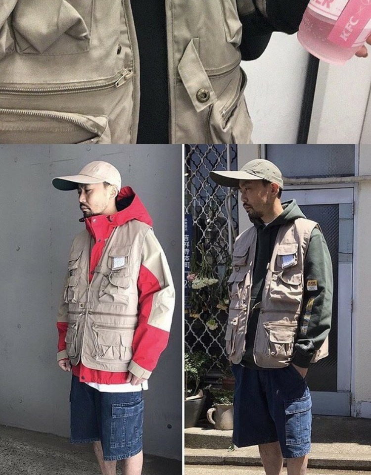 Áo khoác quân sự của công ty Rothco vest đa túi vest chiến thuật Wu Yifan với dụng cụ hip hop - Dệt kim Vest áo len cardigan nam