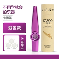 Фиолетовый+отправить 3 пленку флейты+цилиндрическая коробка (купить два получите один бесплатно)