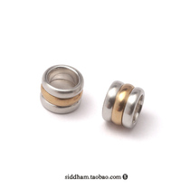 Xitan SIKTAAM ~ 925 silver 18K gold bracelet necklace bead jewelry rope diy high end accessories rope back Cloud