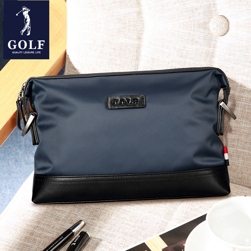 GOLF Golf Men's Clutch Bag Oxford Canvas Casual Men's Bag Handbag Messenger Bag Leather Shoulder Bag Trendy