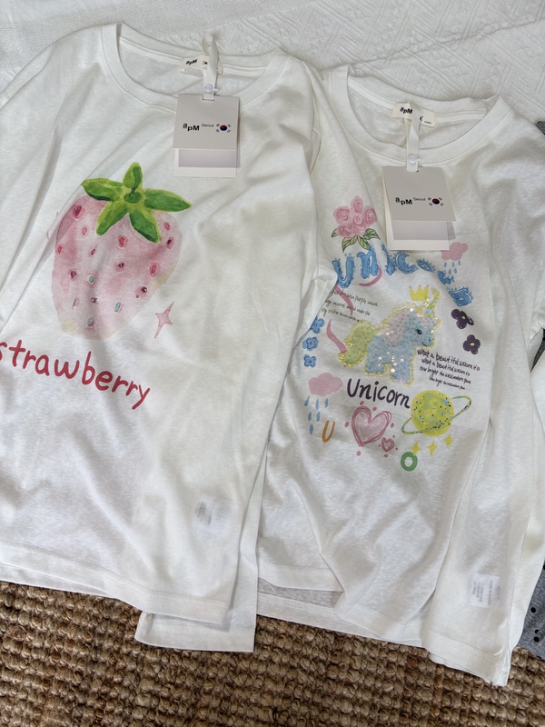 Korean Style@Lyocell Lazy Style Slimming Cartoon Print Long-Sleeve Sun Protection