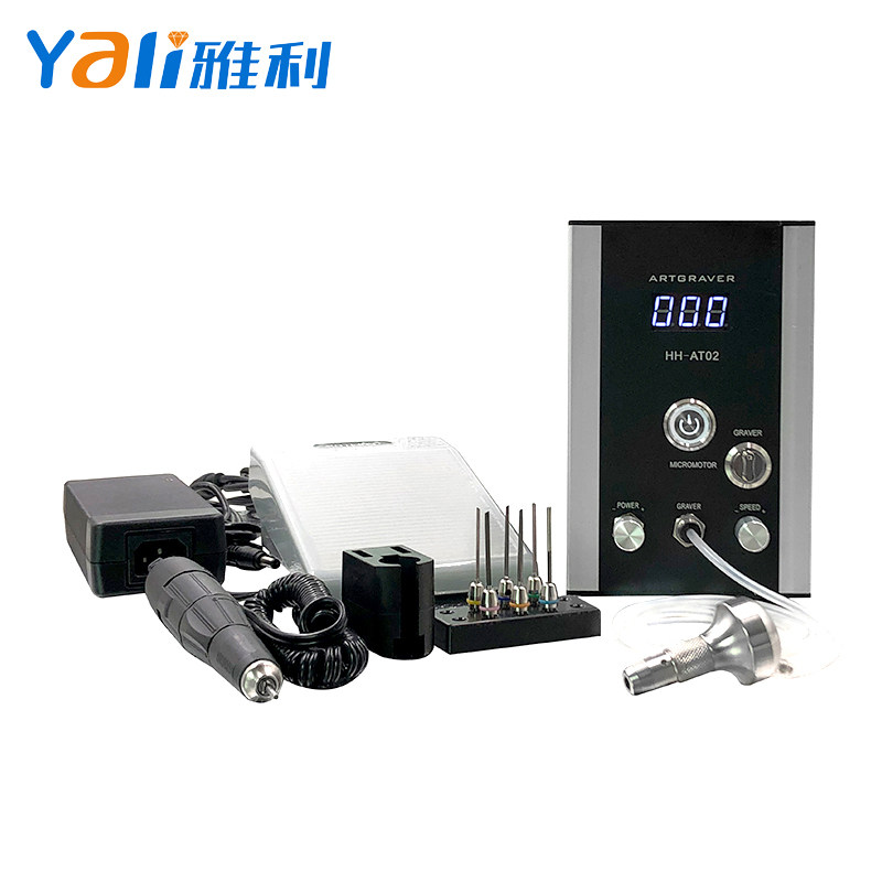 雕刻机首饰加工工具打金打银器材设备手动微镶机辘边机气动雕刻机