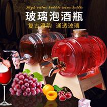 Beer barrels with faucets wine barrels juice barrels internet-famous glasses dessert stands beverage barrels jars sealed cans winemaking.