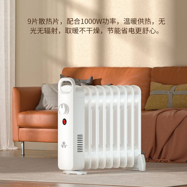Huasheng Small Oil Heater for Home and Office, Heating Radiator, Electric Heater, Winter Heating Essential
