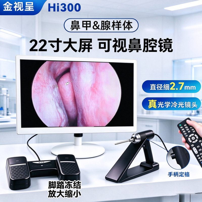 Visual Ent Endoscope Cold Optical Nasal Endoscope Professional Commercial Adenoid High-Definition Camera Digital Imager Visual Ent Endoscope Cold Optical Nasal Endoscope Professional Commercial Adenoid High-Definition Camera Digital Imager