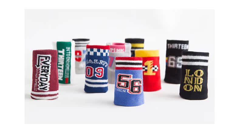 Vớ trẻ em, trẻ em nam, cotton, mùa thu, trẻ lớn, ống cao, thể thao bé gái, vớ thủy triều, mùa đông 3-5-7-9-12 tuổi tất sơ sinh