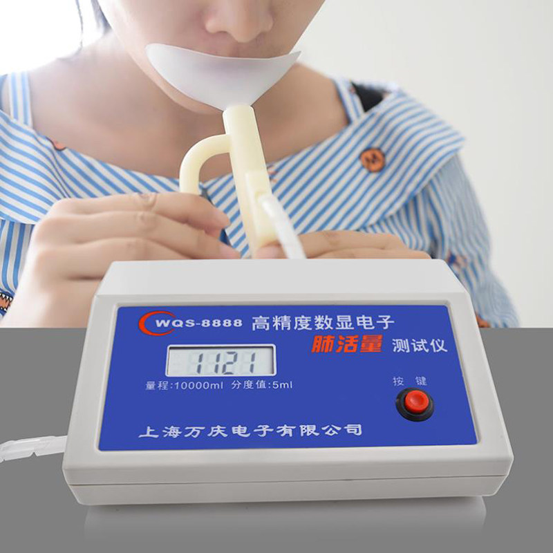 Middle Examination Student Electronic Lung Live Quantity Tester Lung Function Blow Mouth Lung Function Detection Measuring Instrument Pulmonary Function