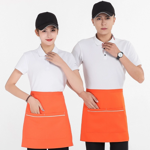 Фартук, чай с молоком, водонепроницаемая юбка в складку для работы, делается под заказ