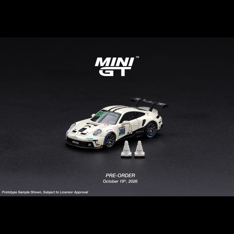 Mini Gt 1:64 Porsche 911 Gt3 # 288 Tbc Car Model # 1429