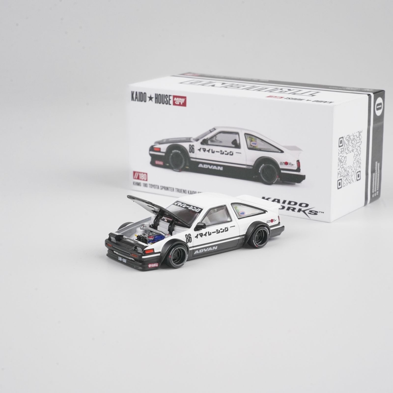 Kaido House/Mini Gt 1:64 Toyota Toyota Ae86 Openable Alloy Car Model
