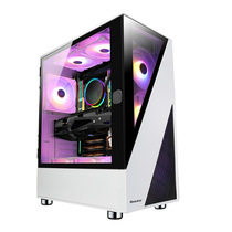 Hangjia chassis GX660T computer main chassis desktop ATX tempered glass side water cooling game chassis