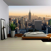 European retro city landscape background cloth ins hanging cloth Bed and breakfast room tapestry photography wall cloth Photo decoration cloth