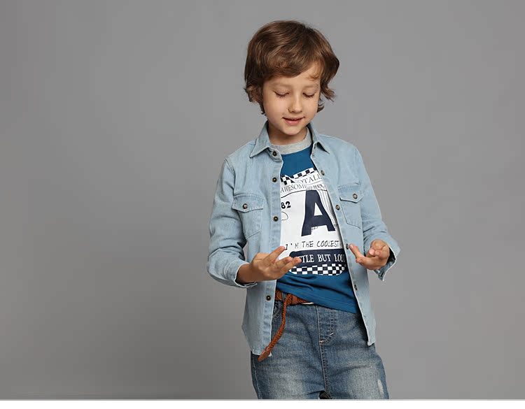Chemise garcon à manche longue - Ref 2082823 Image 21