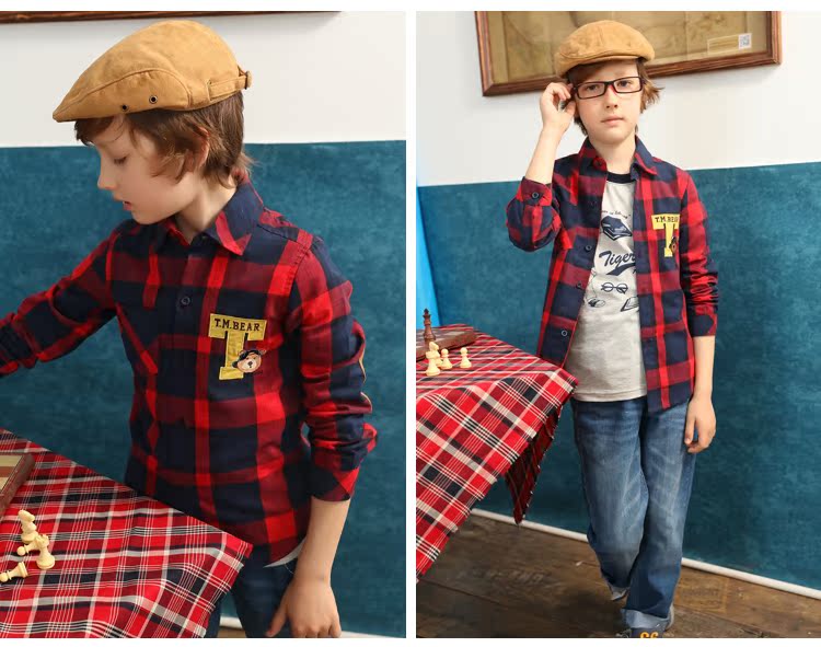 Chemise garcon à manche longue - Ref 2082380 Image 27