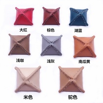 Handmade zongzi buckle double-sided cashmere coat decoration square button retro black weaving tide autumn and winter Square