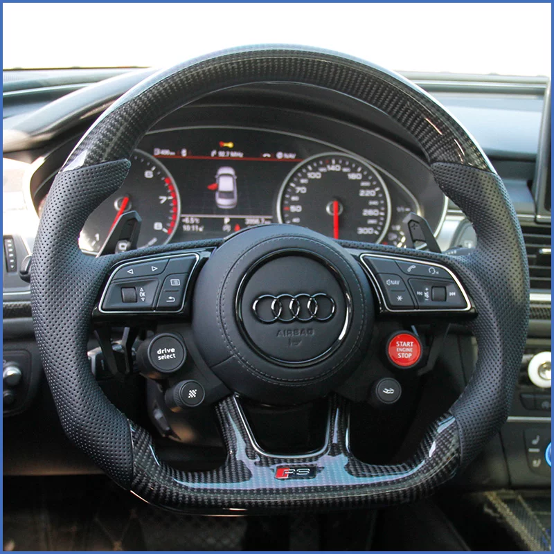 Переоборудованный углепластиковый рулевой диск для Audi A4L A5 A6L S3 S4 Q5L RS3 RS4 RS5