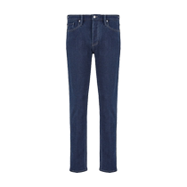 EMPORIO ARMANI Armani 2024 autumn new mens cotton micro-elastic slim-fit low-rise jeans
