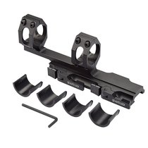 High quality conjoined rear extension level sight clip 25 4 30mm conversion telescope bracket Mirror bridge flashlight guide rail