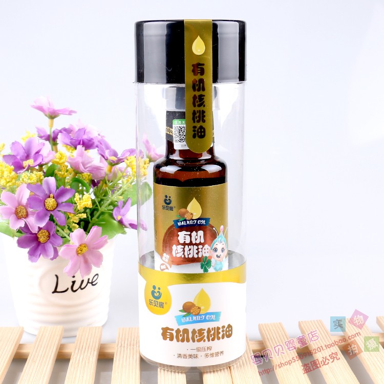 Lebechen Organic walnut oil 100ml bottle of children first-pressed and seasoned to cool and stir to cook the soup cooking-Taobao