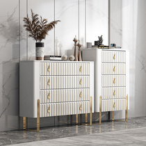 Italian light luxury chest cabinet combination modern simple Villa living room corridor decoration locker master bedroom five bucket storage cabinet